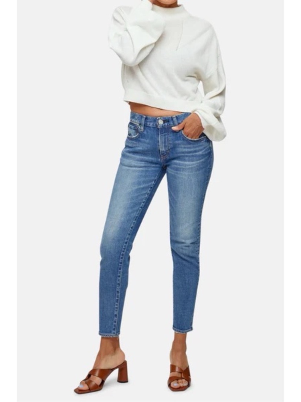Moussy Vintage Beechwood Skinny in Blue